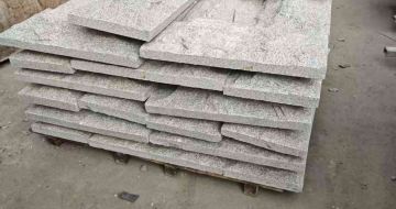 福州芝麻白蘑菇石，自然面