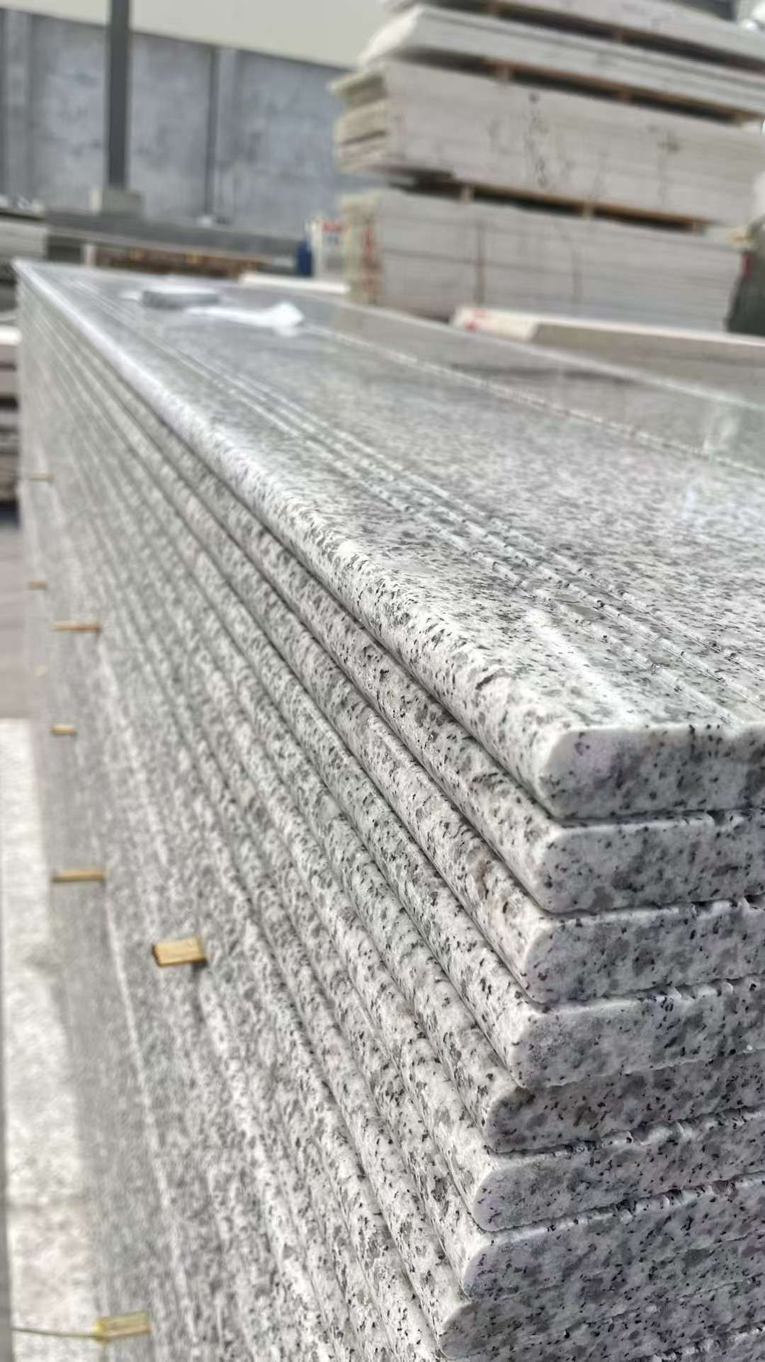 福州芝麻白楼梯踏步 花岗岩楼梯板材