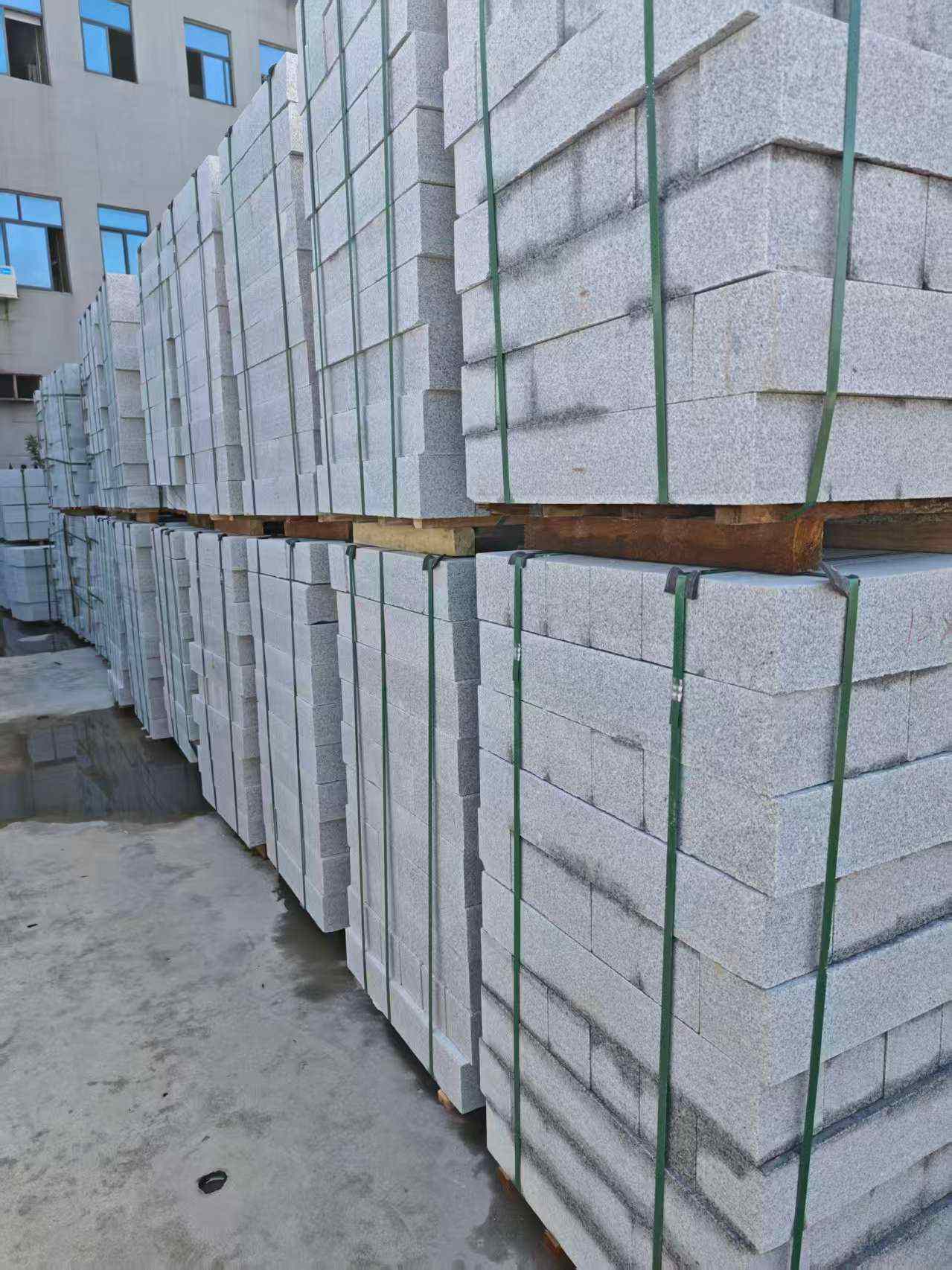 福州芝麻白路牙石，路侧石